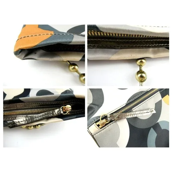 Coach Op Art Foldover Shoulder Bag 12928 - Picture 11 of 14